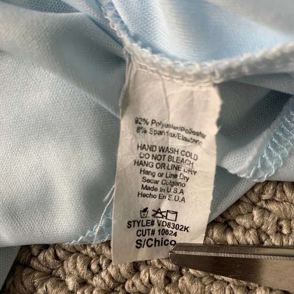 Pink Blush Womens Dress Size Small Blue Short Sleeves Sheath Knee‎ Length - Picture 10 of 12